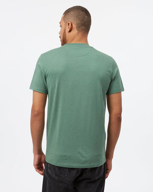 Green Crew Neck Graphic Tee