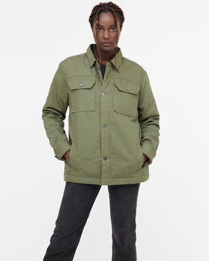 Green Utility Canvas Jacket