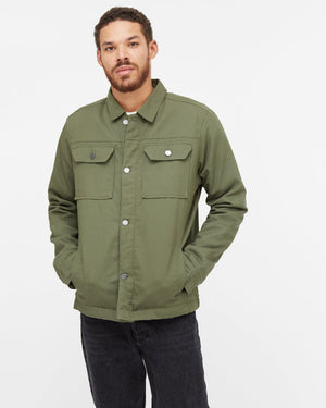 Green Utility Canvas Jacket