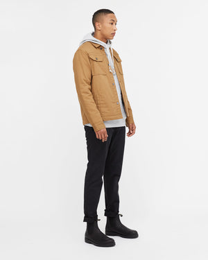 Brown Utility Canvas Jacket