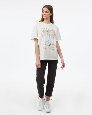 White Organic Cotton Graphic Tee