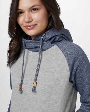 Blue Organic Cotton Pullover Hoodie