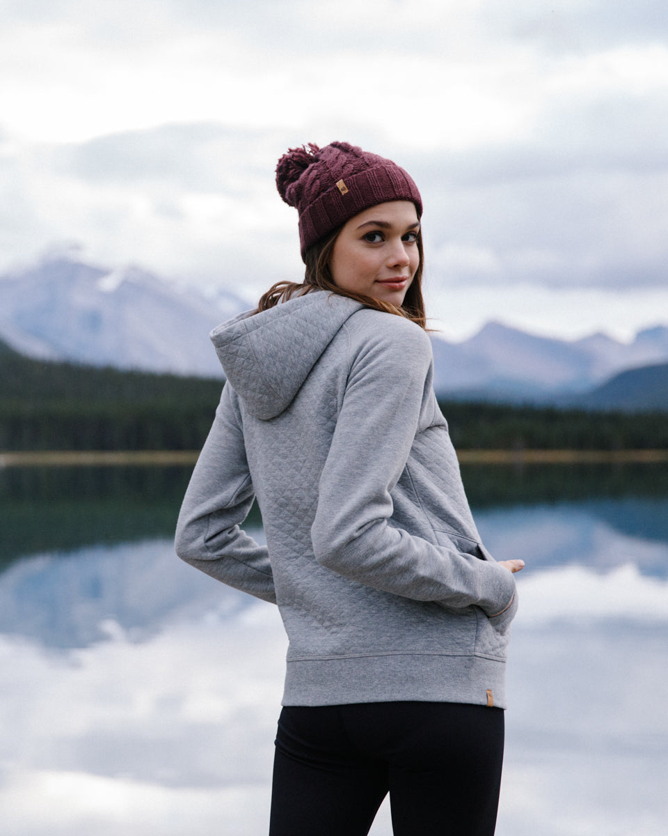Womens Burney Zip Hoodie Organic Cotton