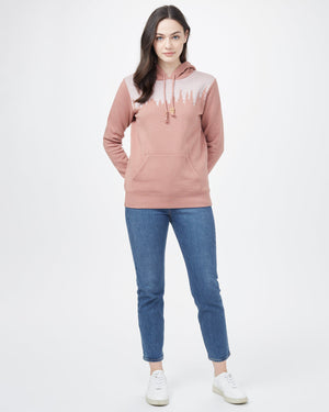 Pink Women's Graphic Pullover Hoodie