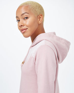 Pink Women's Graphic Pullover Hoodie