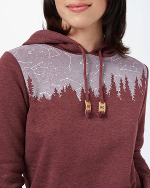 Red Tree Graphic Pullover Hoodie