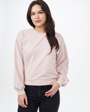 Pink Women's Balloon Sleeve Pullover