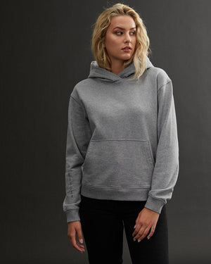 Gray Women's Organic Cotton Pullover Hoodie