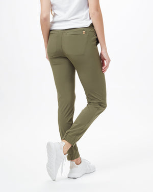 Green Women's Recycled Repreve Joggers