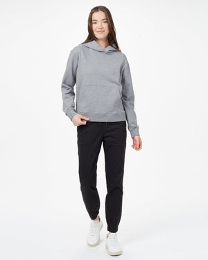 Gray Women's Organic Cotton Pullover Hoodie