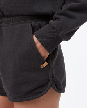 Black Women's Organic Cotton Sweatshorts