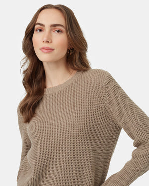 Brown-Women_s-Organic-Cotton-Knit-Sweater