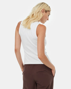 White-Womens-Eco-Friendly-High-Neck-Tank-Top