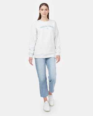 White Women's Graphic Eco-Friendly Pullover