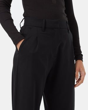 Black Women's REPREVE® Wide Legged Pants