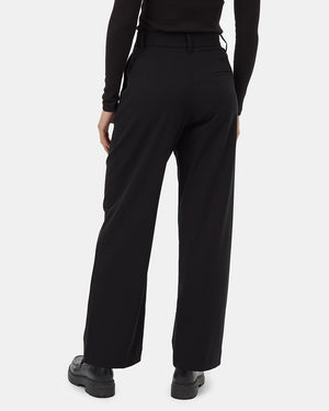 Black Women's REPREVE® Wide Legged Pants