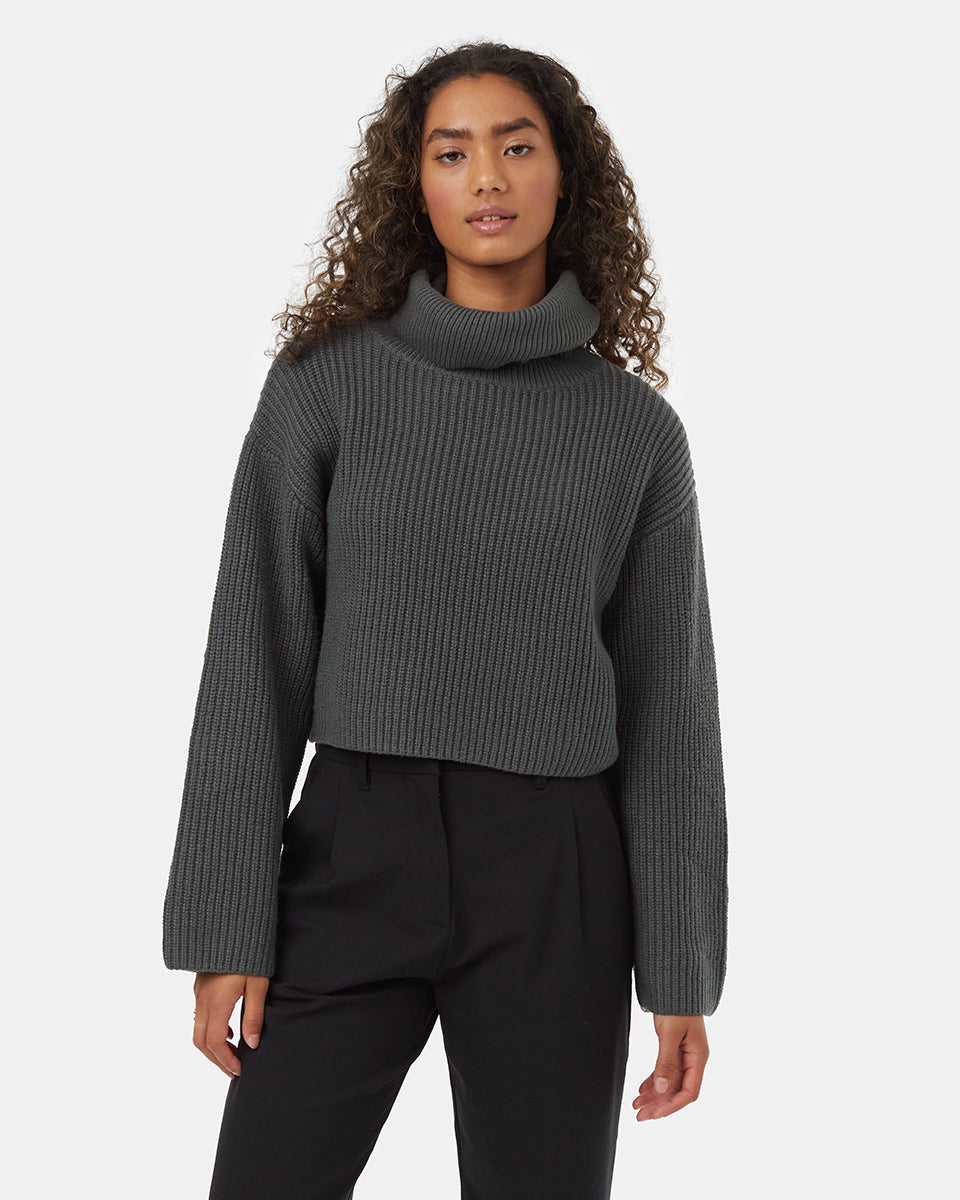 Wide neck sweater women's sales